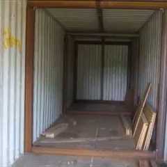 UNDERGROUND BUNKER shipping container/ part 1