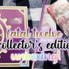 FATAL TWELVE COLLECTOR'S EDITION UNBOXING! | LIMITED RUN GAMES | dakotasuke