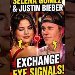 A Secret Moment: Selena Gomez and Justin Bieber Exchange Eye Signals!