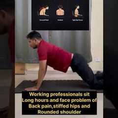 Fix Lower Back and neck Pain FAST 🔥 2 Simple Exercises for Posture & Relief | posture..