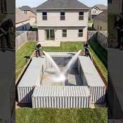 Building an Underground Shipping Container Pool Home