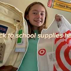 back to school supplies haul! 7th grade | DeliciousPoptart
