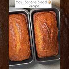 The Most Moist Banana Bread     #foodlover #bananabread #mikkymoc