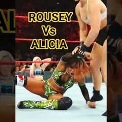 RONDA ROUSEY Destroyed ALICIA!💪💯 Unstoppable Fight!🔥 #wwe #fighting #raw #gym #wweraw #wwefights