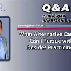 What Alternative Career Paths Can I Pursue with a JD besides Practicing Law?