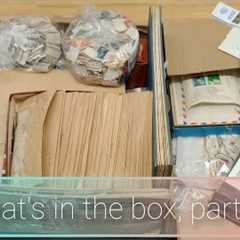 A Joyful Hobby 🎶, what's in the box of stamps part 1