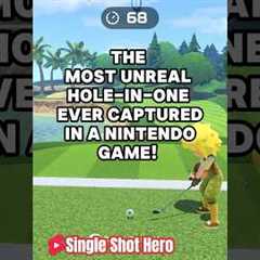 Satisfying Hole-In-One In Nintendo Sports #golf #satisfyingvideo #game