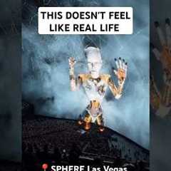 Okay this is the coolest thing I've EVER SEEN! Anyma at Sphere is NEXT LEVEL #edm