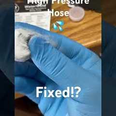 JB WaterWeld Fixes High Pressure Water Line!? 💦 #repair #athome #diy #fixed #waterpressure #texas