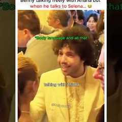 Benny talking freely with Ariana but when he talks to Selena… 😭 #selenagomez #shorts