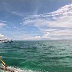 Island hopping in an Outrigger boat 🇵🇭