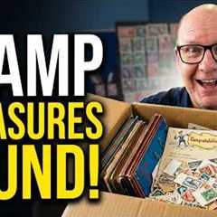 I bought 2 boxes of old stamps for $50 - Let's Unbox!