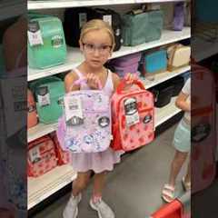 Back to school shopping! #shorts #viral #family #vlog #backtoschool