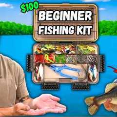 I Built a $100 Bass Fishing Kit for a Beginner...(He Caught a BIG!)
