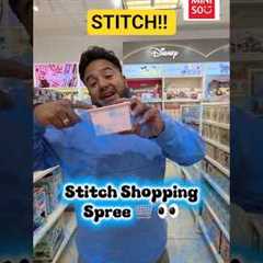 Stitch MINI Shopping Spree 🛒💙 #stitch #miniso #myminisousa