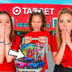 I’LL BUY ANYTHING THAT FITS INTO A MINI TARGET SHOPPING CART CHALLENGE 🛒🤭 #shopping #trending 