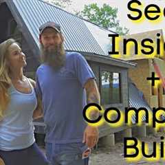 Couple Build Amazing A-Frame House in 2 Years | (Start to Finish Off Grid Housing + INTERIOR Tour)