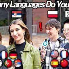 How Many Languages Do You Speak? | Polyglot Street Interview in South Korea