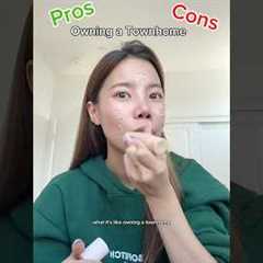 Pros and cons of owning a townhome! 🏠 #homeowner #homedecor #buyingahome #firsttimehomebuyer