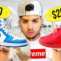 $20,000 VS $200 Sneaker Shopping