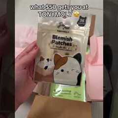 The monthly TONYMOLY bundles are so fun! 🤩#tonymoly #skincare #kbeauty #koreanskincare