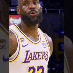 ALLEY OOP FOR THE KING!!! Crowd went crazy on this alley oop dunk by Lebron James!!