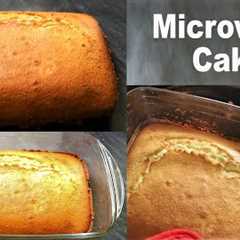 Microwave Vanilla Cake | Sponge Cake In Microwave Convection