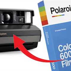 Polaroid 600 film in a Spectra Camera