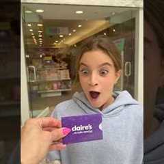 60 seconds to spend $50 in @Claires #shopping #haul #trending #fitcheck