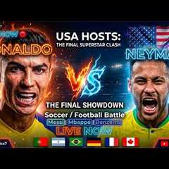 FOOTBALL: SOCCER 🇺🇸 Ronaldo vs Neymar | LIVE Epic Clash
