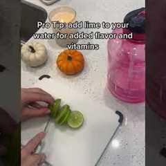 Like, lemons, mint, cucumber are all good options! #cleangirlaesthetic #health #hacks