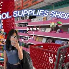 back to school supplies shopping 2024 *junior year*