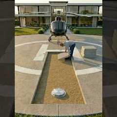 I Built a Hidden Room Under My Backyard Helipad