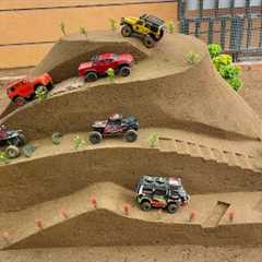  RC Cars vs Extreme Mountain Climb – So Many Crashes! 😱