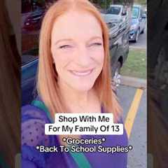 Groceries and Back To School Supplies Shopping!