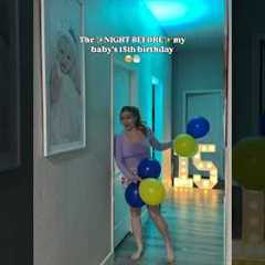 a MIDNIGHT surprise ✨night before✨ my baby’s 15 gifts for her 15th birthday 🥺😭