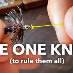 The only fly fishing knot you need! The Davy Knot - tenkara fly fishing, Aug '25