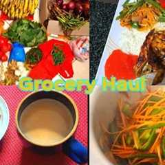 What I Cooked from a small Veggie Haul | Simple Chicken Dinner idea #simpleliving 