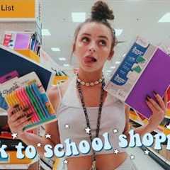 let's go back to school supplies shopping!