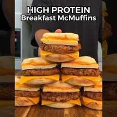 High Protein Meal Prep Breakfast McMuffins! 💪🏼 #highprotein #mealprep #foodie #healthyrecipes