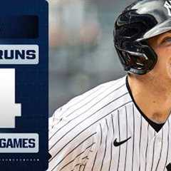 4 straight games with a home run for Yankees' Ben Rice! 🍚 | MLB Highlights