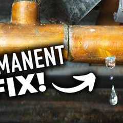 How To Fix A Pinhole Water Leak In Copper Pipe | No Soldering Needed!