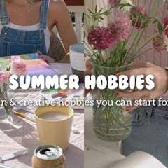 25+ Summer hobby ideas 🎨✨fun & creative hobbies you can start for 2024