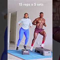 HIIT STEP WIRKOUT | join my 3 weeks winter challenge for online workouts 🏋️‍♂️