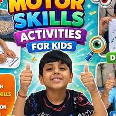 Best Fine Motor Skills Activities for Kids at home | Helps in Autism Support