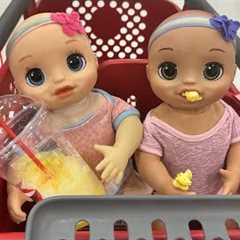 BABY ALIVE dolls outing 🛒 Shopping at Target 🎯