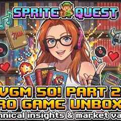 Massive 50 Game Haul! Sprite Quest Retro Unboxing Finale
