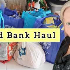 Huge Food Bank Grocery Pantry Haul - Waiting in Line to Shop - Blessings Help So Many People