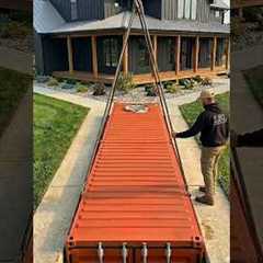 I Hid a Red Container Bunker in My Backyard!