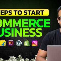 7 Steps to Start Ecommerce Business in 2026 ✅ (Amazon, Flipkart, Meesho & Website)